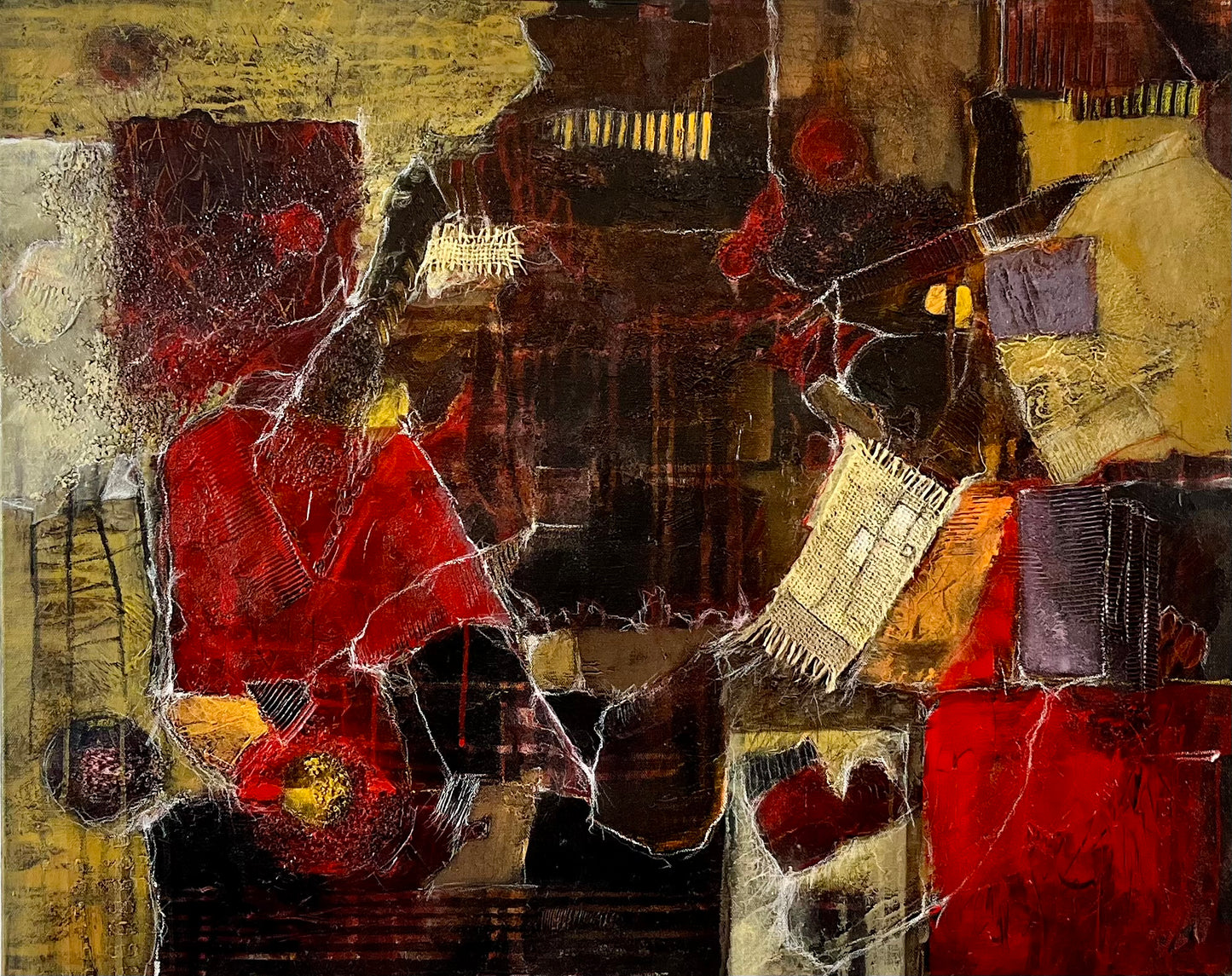 abstract art | 24x30 | VILLAGE