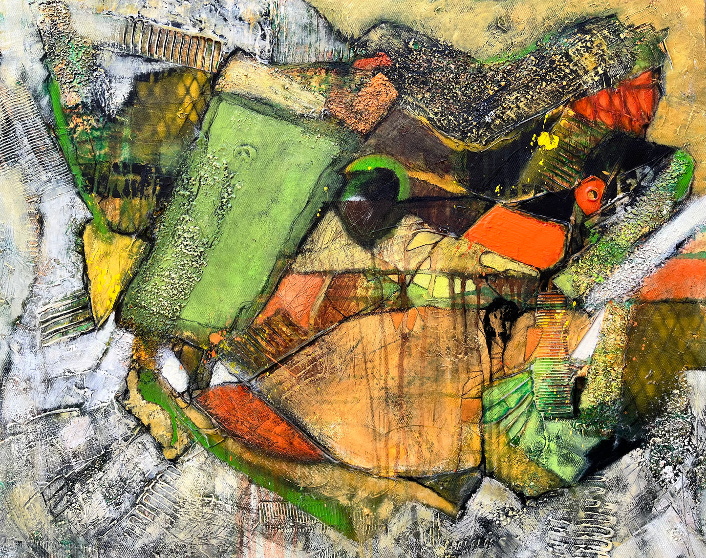 abstract art | 24x30 | AGAIN, ALWAYS II