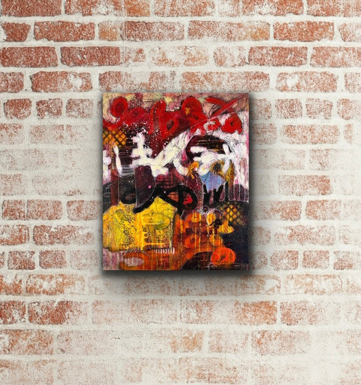 abstract art | 24x20 | GLAGOLICA II