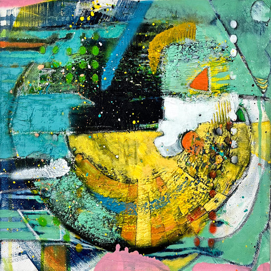 abstract art | 12x12 | MOON III