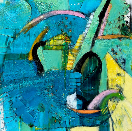 abstract art | 24x24 | LUNA VI